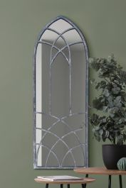 The Chelsea - Rustic Metal Arched Decorative Wall Or Leaner Mirror 48 ...