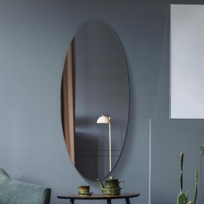 The Ovale - Frameless Oval Wall Mirror 47" X 20" (120x50CM)