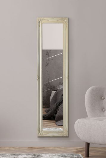 Hamilton Cream Shabby Chic Design Full Length Mirror 167 x 45 CM