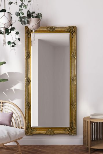 Davenport Gold Ornate Flourish Full Length Mirror 175 x 78 CM