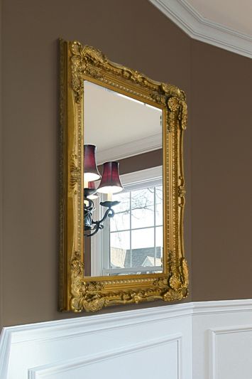 Carved Louis Gold Wall Mirror 122 x 91 CM