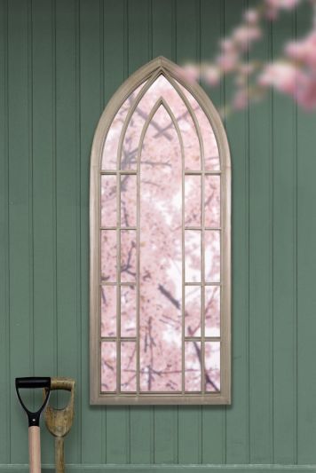 Somerley Gothic Arch Large Garden Mirror 150 x 61 CM