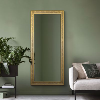 Langton Gold Shabby Chic Dress Mirror 160 x 73 CM