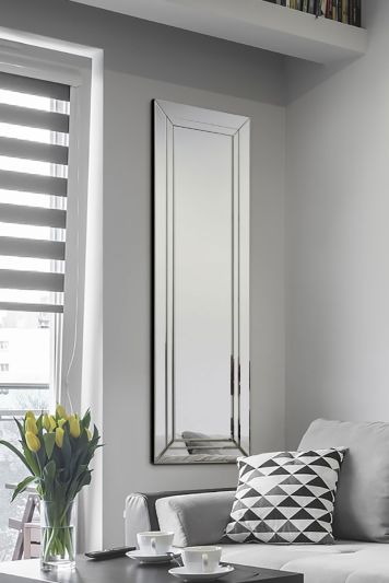 Cranbury All Glass Dress Mirror 120 x 40 CM