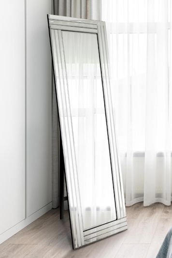 Modern Cheval Triple-Bevel Free Standing Mirror 170 x 58 CM 5ft7 x 1ft11