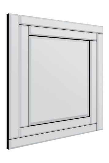 Luxford All Glass Bevelled Mirror 68 x 58 CM