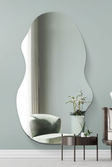 The Lacuna - Frameless Pond Wall Mirror 63" X 28" (160CM X 70CM)