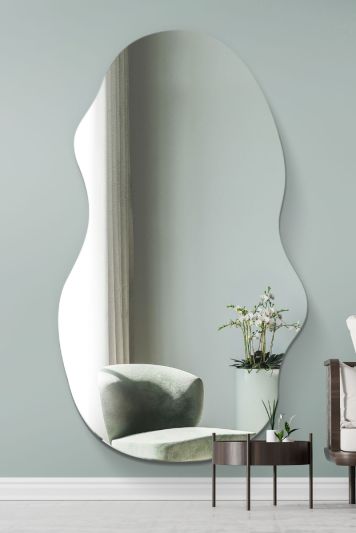 The Lacuna - Frameless Pond Wall Mirror 63" X 28" (160CM X 70CM)