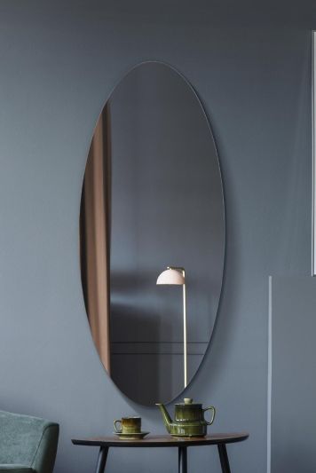 The Ovale - Frameless Oval Wall Mirror 47" X 20" (120x50CM)