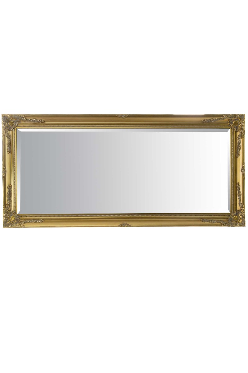 Extra Large Full Length Classic Ornate Styled Gold Mirror 5ft7 X 2ft7