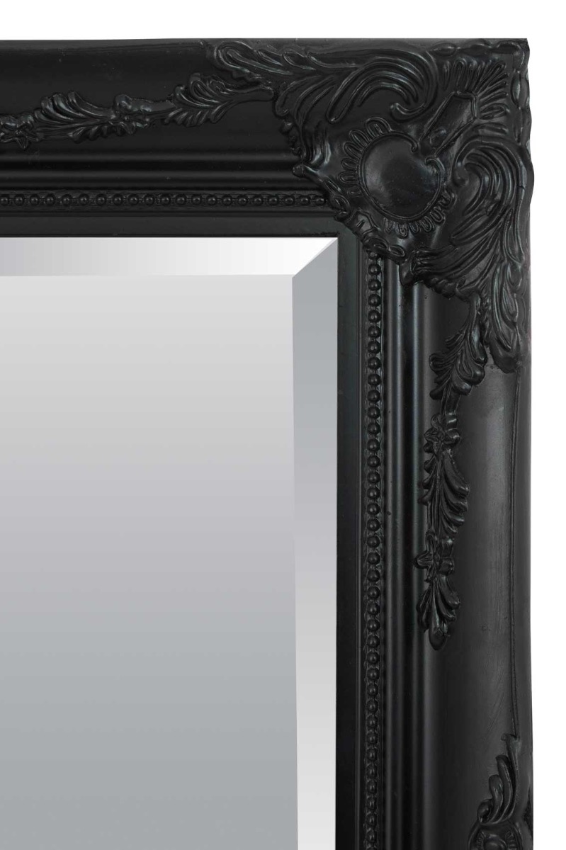 Extra Large Antique Full Length Ornate Styled Black Mirror 5Ft7 X 2Ft7