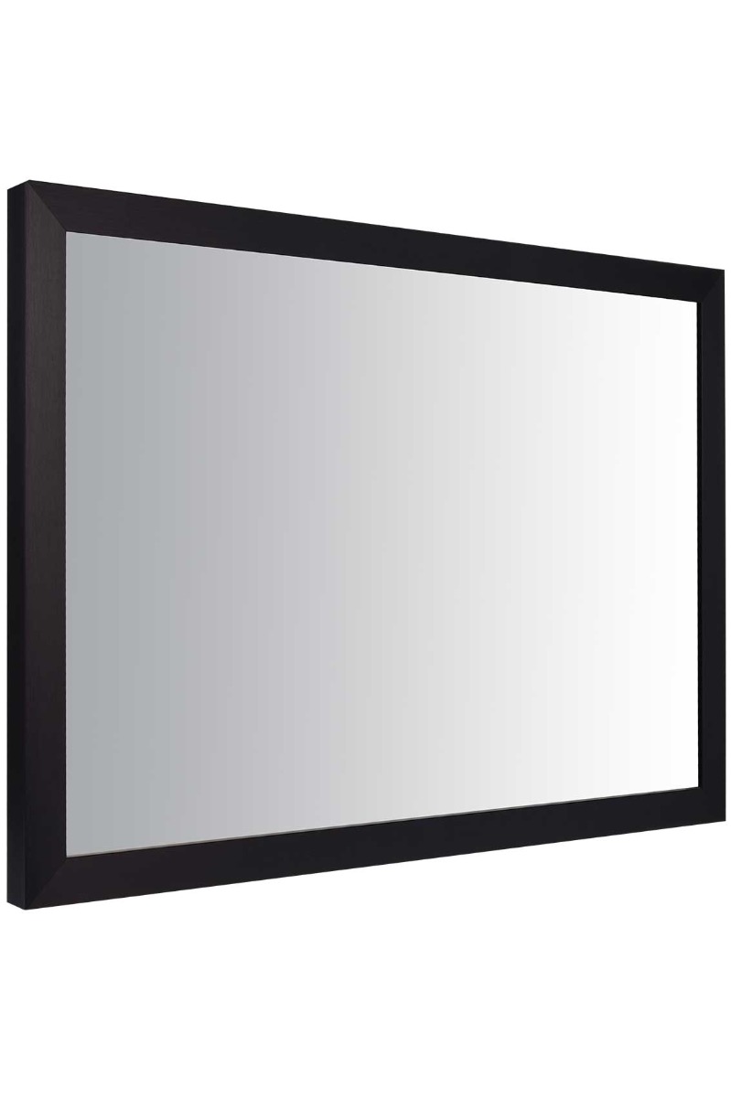 Large Black Framed Modern Contemporary Wall Mirror 2ft8 x 2ft ...