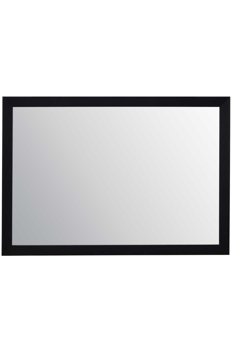 Large Black Framed Modern Contemporary Wall Mirror 2ft8 x 2ft ...