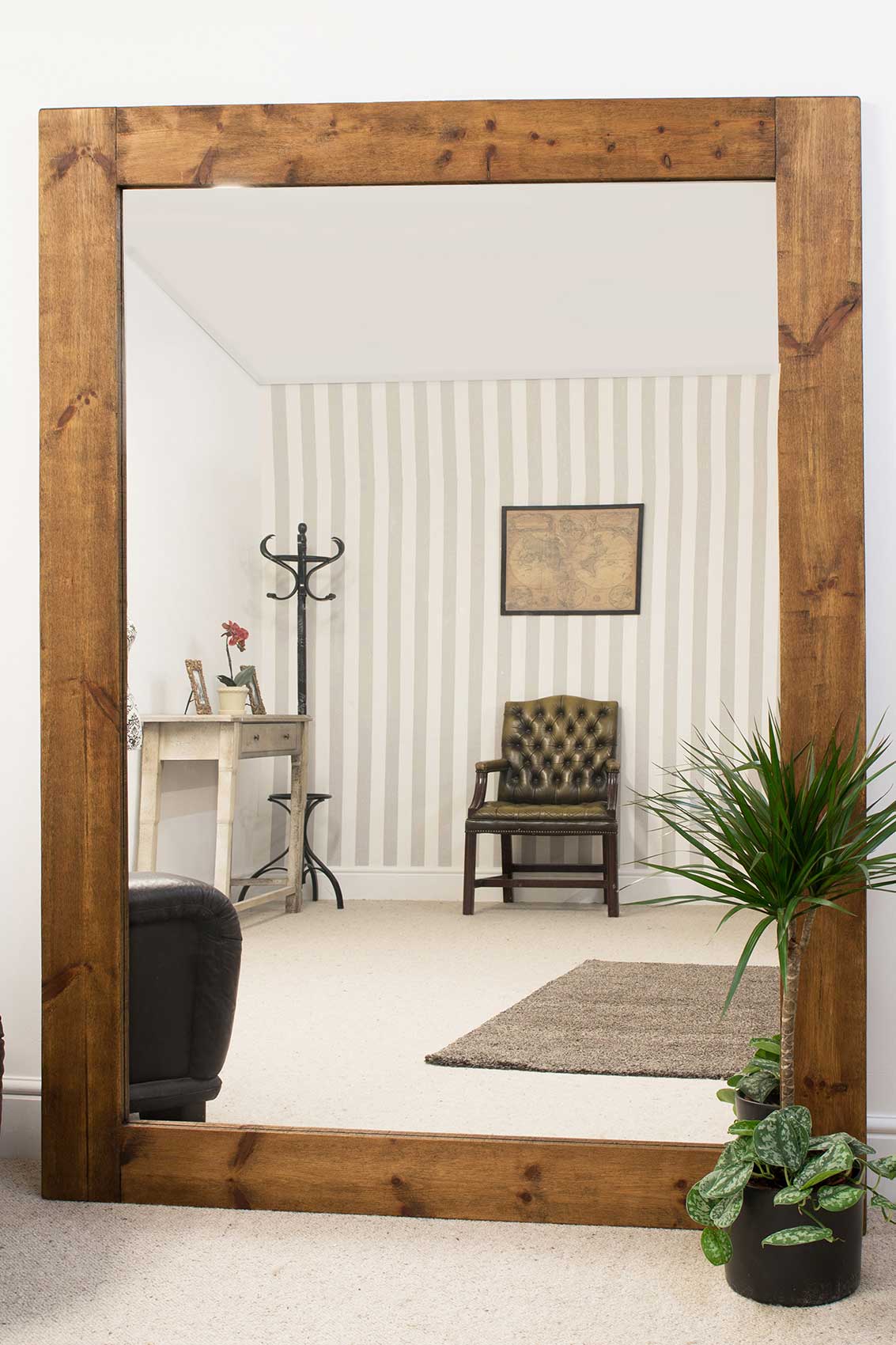 Extra Large Solid Wood Frame Wall Mounted Mirror 6Ft11 X 4Ft11 211cm X 149cm 5060301515271 eBay